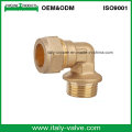 Customized Quality Brass Compression Male Elbow (AV7009)